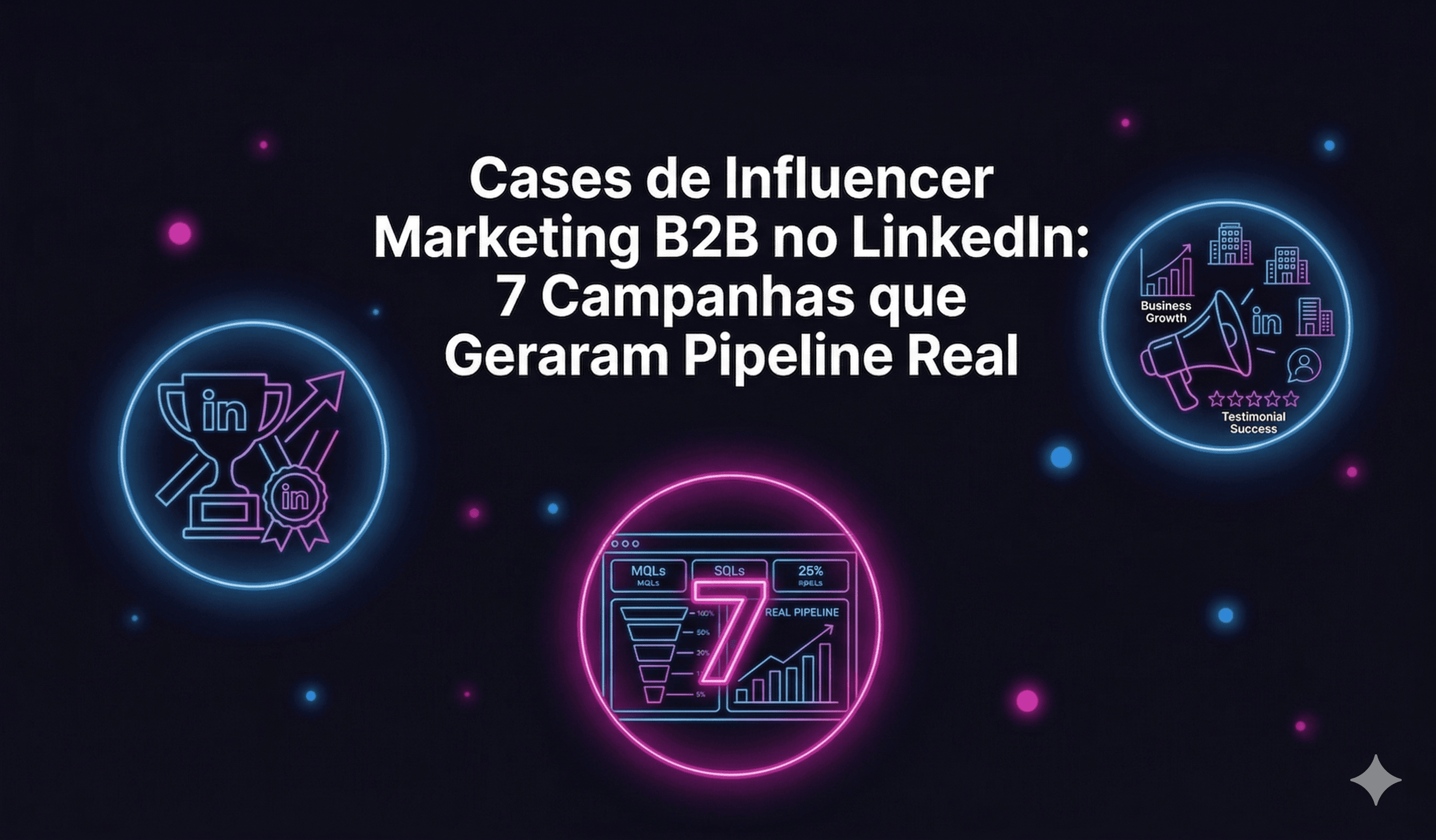 Cases de Influencer Marketing B2B no LinkedIn: 7 Campanhas que Geraram Pipeline Real