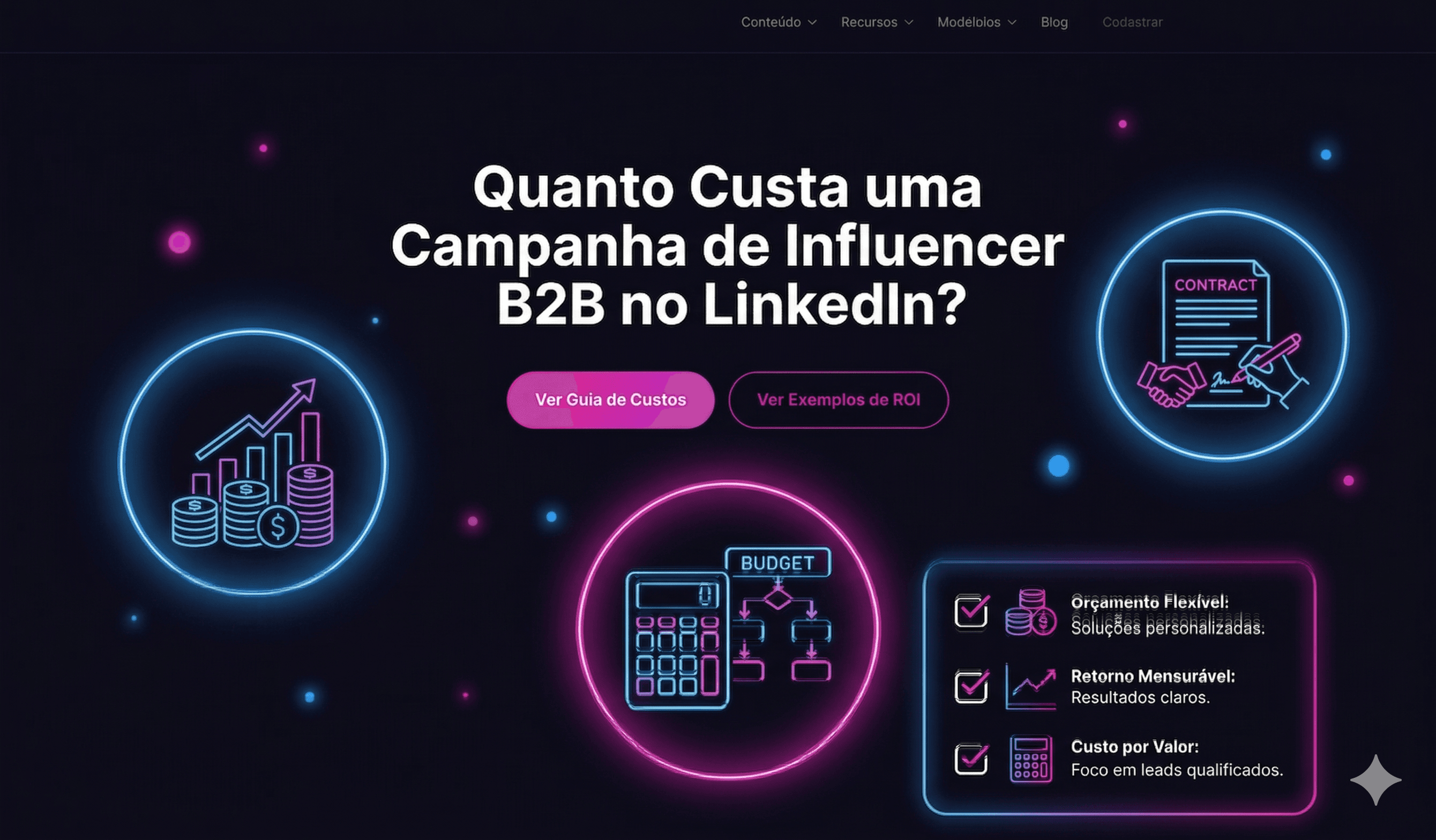 Quanto Custa uma Campanha de Influencer B2B no LinkedIn? Benchmarks de Investimento e ROI em 2026