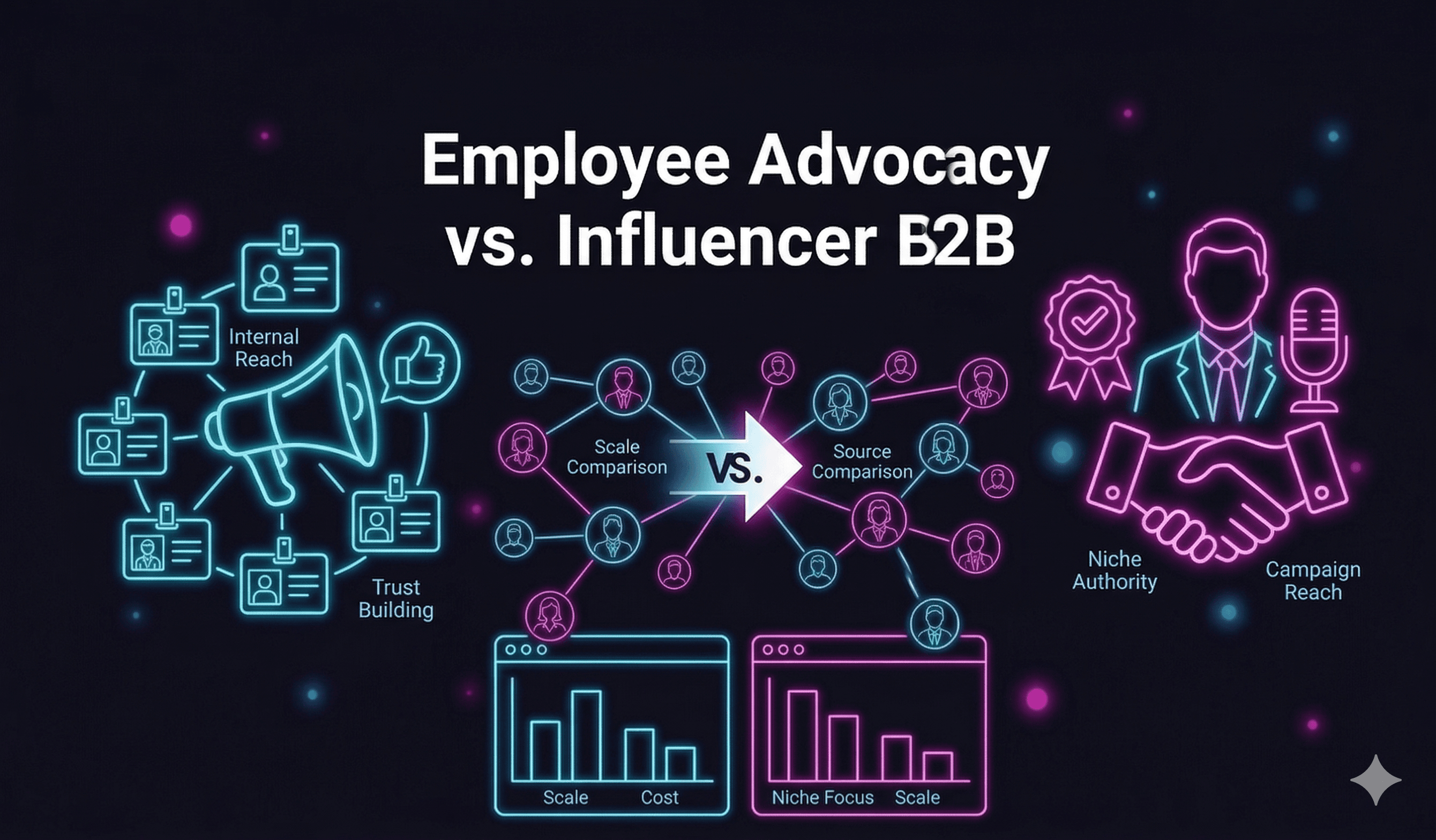 Employee Advocacy vs. Influencer B2B: Qual o Papel de Cada Um na Estratégia da sua Empresa no LinkedIn?